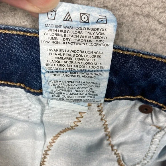 Find your Aura Jeans Womens 22 Avg Blue Med Wash High Rise Boot Cut Denim Rodeo - Picture 14 of 16